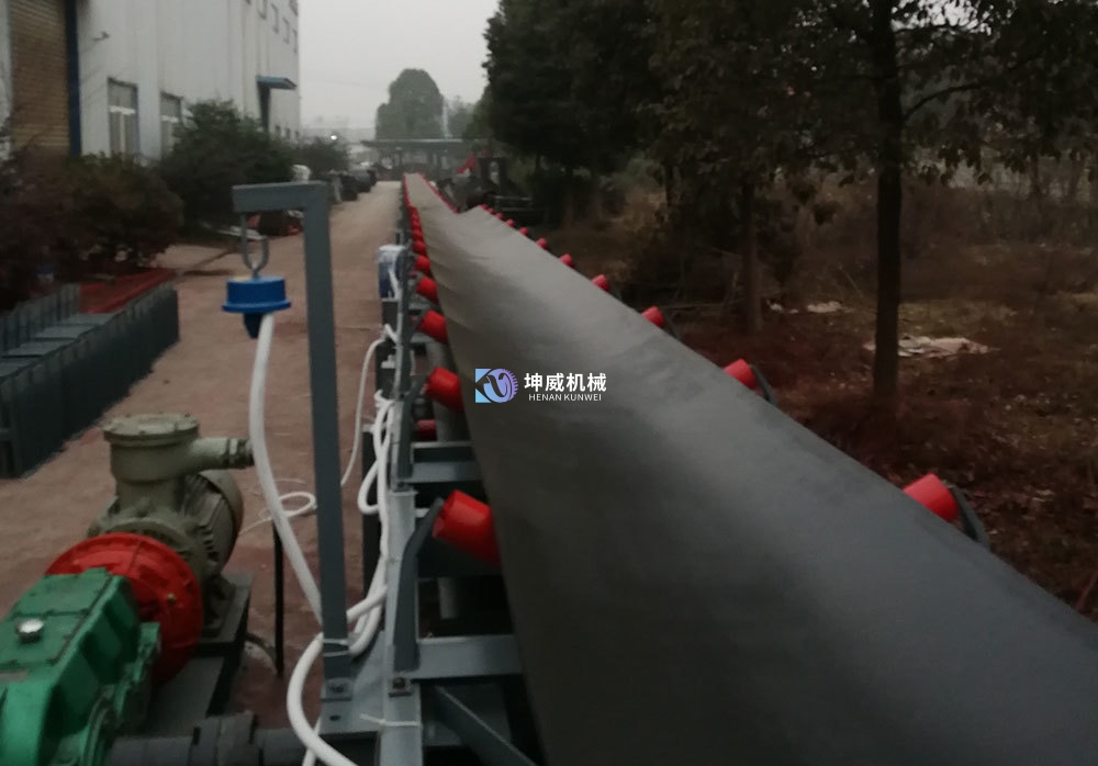 甘肅蘭州TD75皮帶機發貨現場